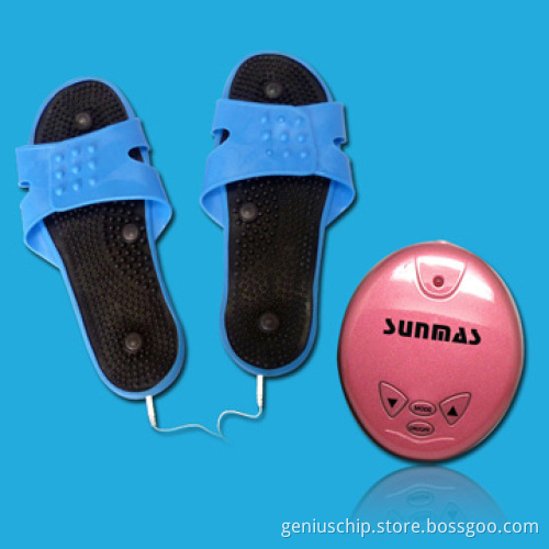 Chinese acupuncture foot massage slipper